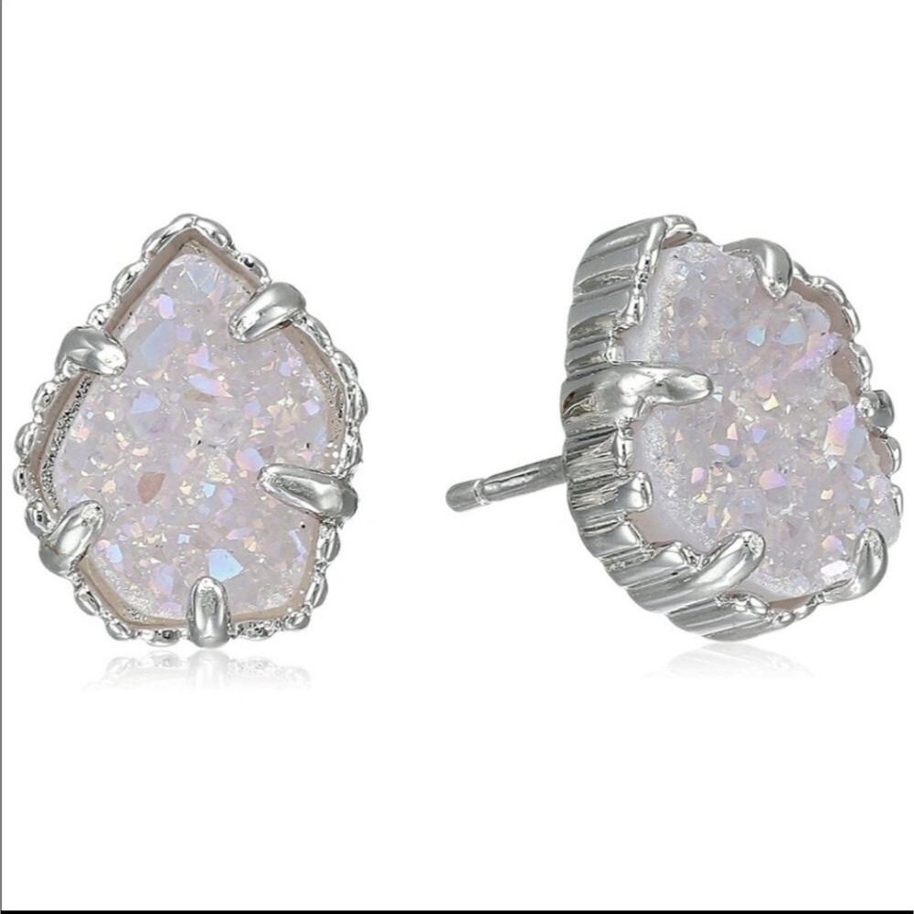 HP EUC Kendra Scott Tessa Iridescent Drusy Earrings